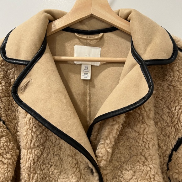 Long Teddy Coat in Faux Shearling - Picture 5 of 5